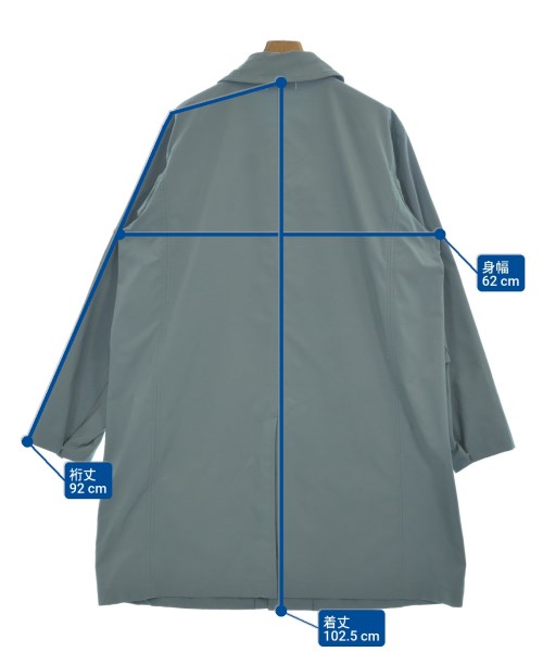 nonnative（ノンネイティブ）ステンカラーコート 青 サイズ:3(XL位) メンズ/2200622109015