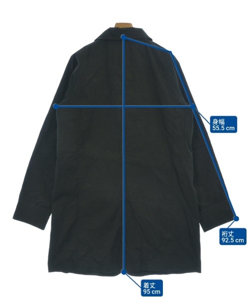 nonnative（ノンネイティブ）ステンカラーコート 黒 サイズ:3(XL位) メンズ/2200622109022