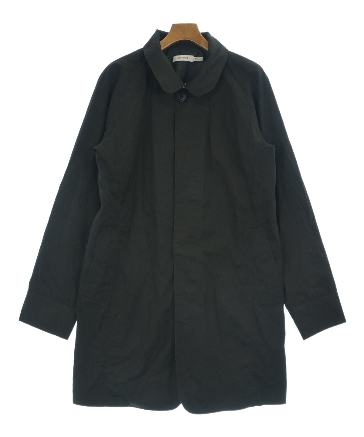 nonnative（ノンネイティブ）ステンカラーコート 黒 サイズ:3(XL位