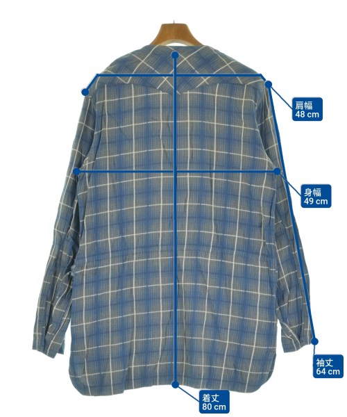 nonnative（ノンネイティブ）カジュアルシャツ 青 サイズ:2(L位) メンズ/2200622109145