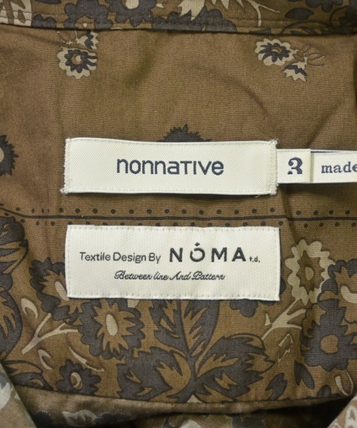 nonnative（ノンネイティブ）カジュアルシャツ 茶 サイズ:3(XL位) メンズ/2200622109152