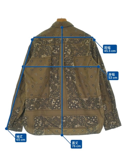 nonnative（ノンネイティブ）カジュアルシャツ 茶 サイズ:3(XL位) メンズ/2200622109152