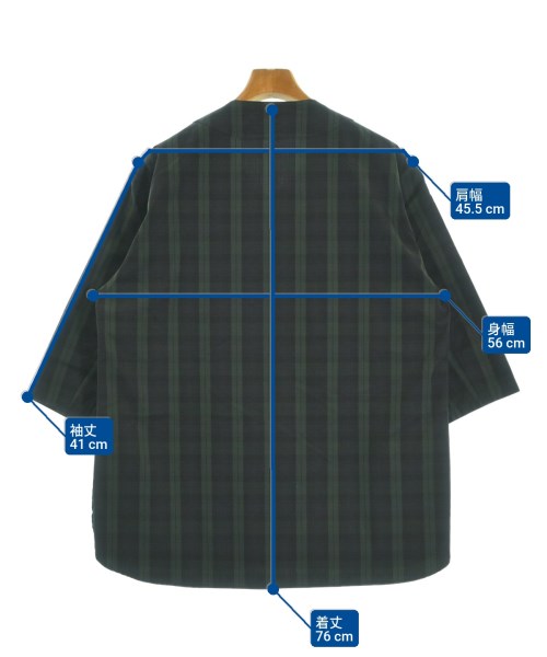 nonnative（ノンネイティブ）カジュアルシャツ 紺 サイズ:3(XL位) メンズ/2200622109169