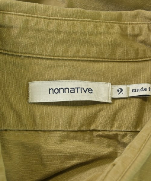 nonnative（ノンネイティブ）カジュアルシャツ ベージュ サイズ:2(L位) メンズ/2200622109220