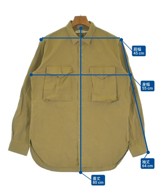 nonnative（ノンネイティブ）カジュアルシャツ ベージュ サイズ:2(L位) メンズ/2200622109220