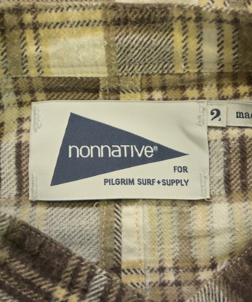nonnative（ノンネイティブ）カジュアルシャツ 茶 サイズ:2(L位) メンズ/2200622109244