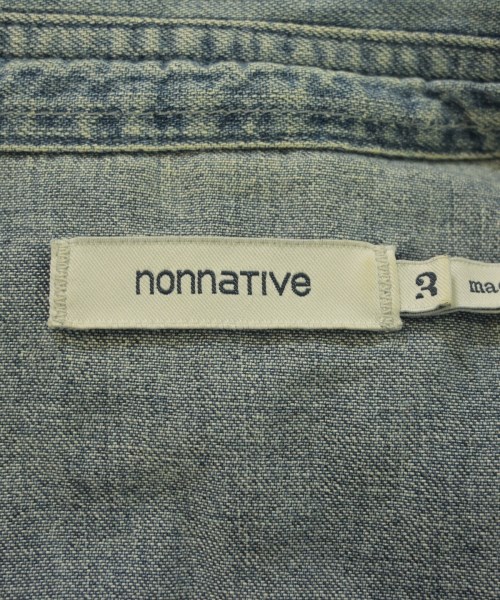 nonnative（ノンネイティブ）カジュアルシャツ 紺 サイズ:3(XL位) メンズ/2200622109251
