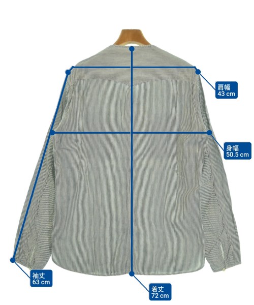 nonnative（ノンネイティブ）カジュアルシャツ 紺 サイズ:2(L位) メンズ/2200622109268