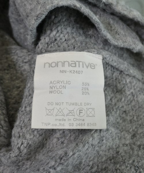 nonnative（ノンネイティブ）ニット・セーター グレー サイズ:-(M位) メンズ/2200622109336