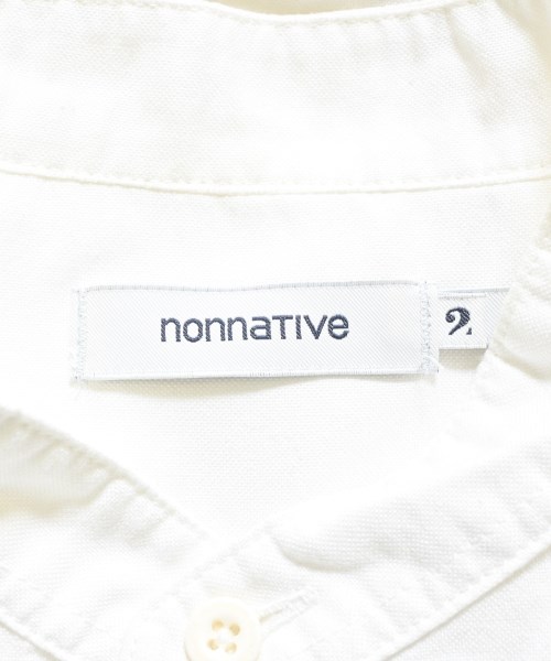 nonnative（ノンネイティブ）カジュアルシャツ 白 サイズ:2(L位) メンズ/2200622109565
