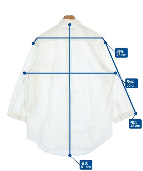 nonnative（ノンネイティブ）カジュアルシャツ 白 サイズ:2(L位) メンズ/2200622109565