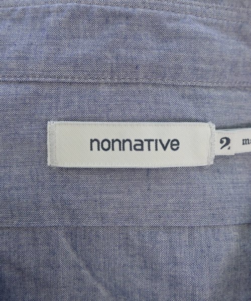 nonnative（ノンネイティブ）カジュアルシャツ 青 サイズ:2(L位) メンズ/2200622109572