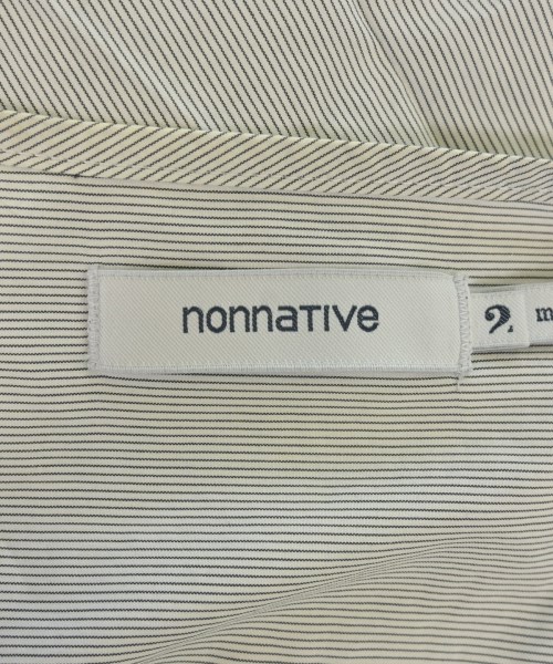 nonnative（ノンネイティブ）カジュアルシャツ 白 サイズ:2(L位) メンズ/2200622109589