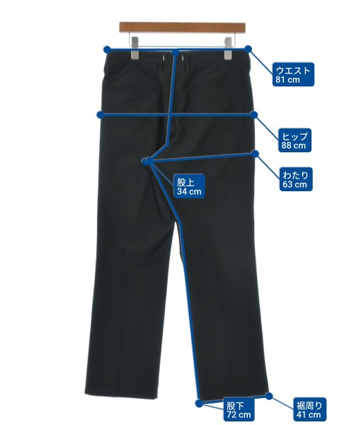 nonnative（ノンネイティブ）スラックス 黒 サイズ:1(M位) メンズ/2200637592109