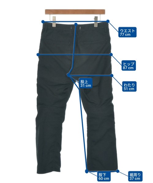 nonnative（ノンネイティブ）チノパン 黒 サイズ:0(S位) メンズ/2200623990254