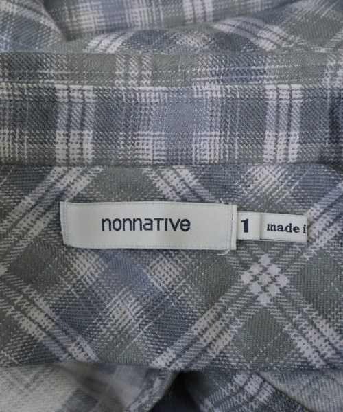nonnative（ノンネイティブ）カジュアルシャツ グレー サイズ:1(M位) メンズ/2200630083017