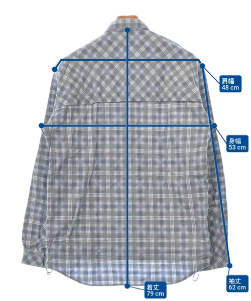 nonnative（ノンネイティブ）カジュアルシャツ グレー サイズ:1(M位) メンズ/2200630083017