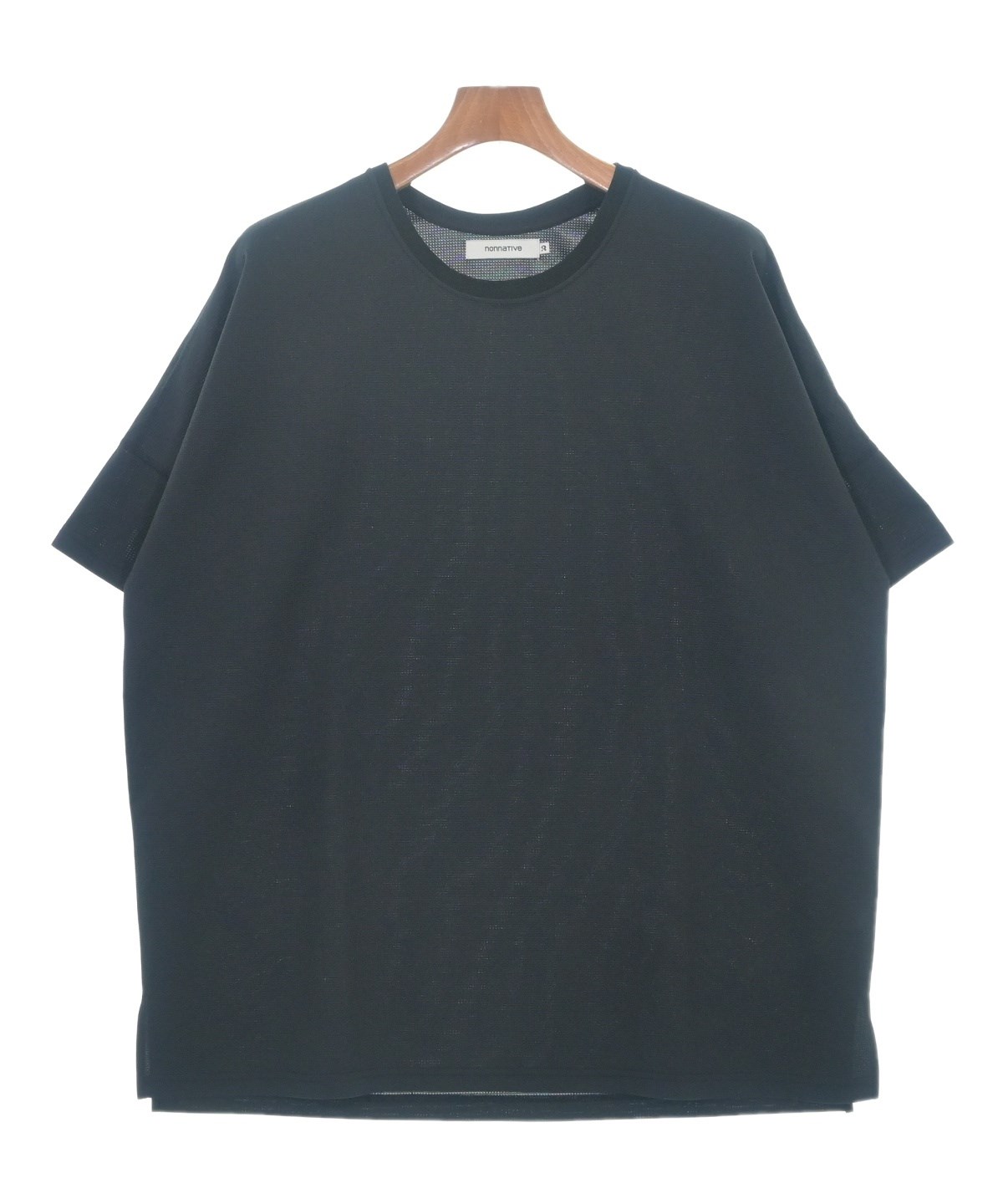 nonnative 七分袖 ライト スウェット カットソー 切りっぱなし 3 黒 nonnative（ノンネイティブ）Tシャツ・カットソー 黒 サイズ:3