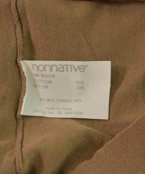 nonnative（ノンネイティブ）カーディガン ベージュ サイズ:2(L位) メンズ/2200550200129