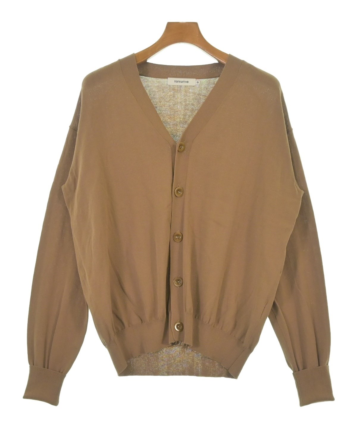 nonnative ベージュ カーディガン nonnative（ノンネイティブ）カーディガン ベージュ サイズ:2(L位