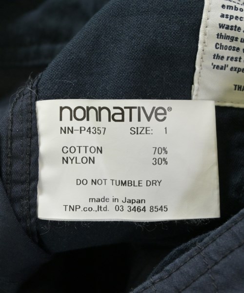 nonnative（ノンネイティブ）カーゴパンツ 紺 サイズ:1(M位) メンズ/2200550200143