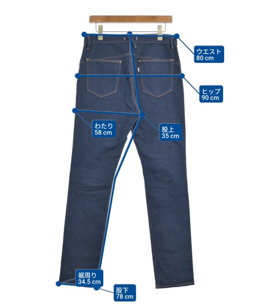 nonnative（ノンネイティブ）デニムパンツ 紺 サイズ:0(S位) メンズ/2200550200167