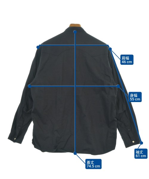 nonnative（ノンネイティブ）カジュアルシャツ 紺 サイズ:0(S位) メンズ/2200622641058