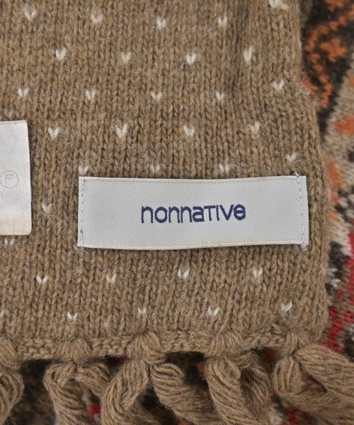 nonnative（ノンネイティブ）マフラー 茶 サイズ:- メンズ/2200625841110