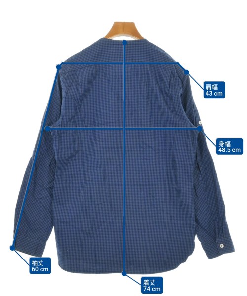 nonnative（ノンネイティブ）カジュアルシャツ 青 サイズ:1(M位) メンズ/2200632775088