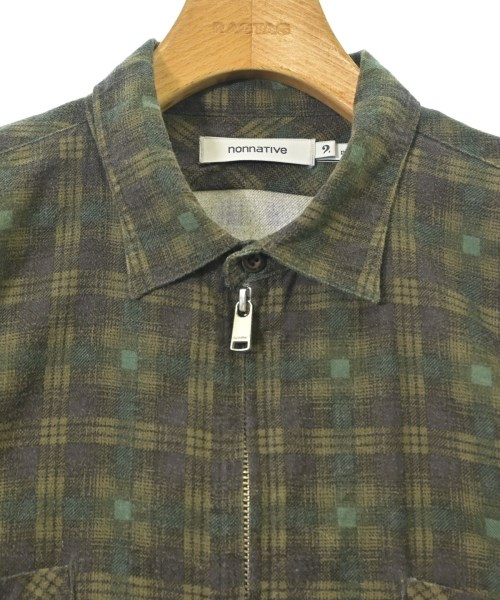 nonnative（ノンネイティブ）カジュアルシャツ 緑 サイズ:2(L位) メンズ/2200607389029