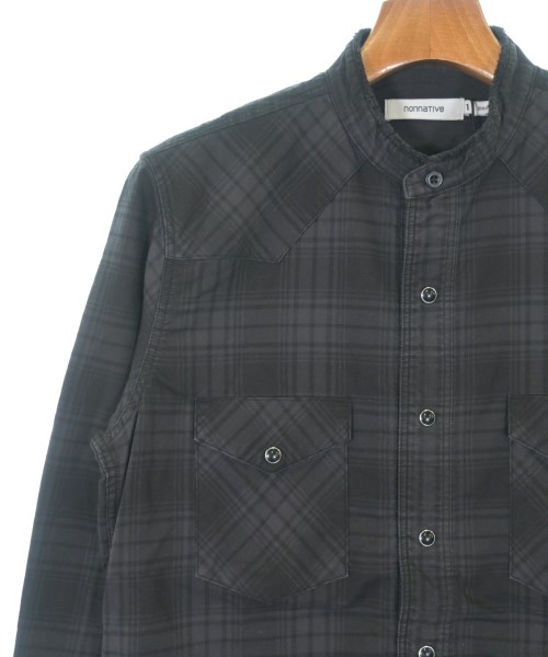 nonnative（ノンネイティブ）カジュアルシャツ 黒 サイズ:1(M位) メンズ/2200607649482