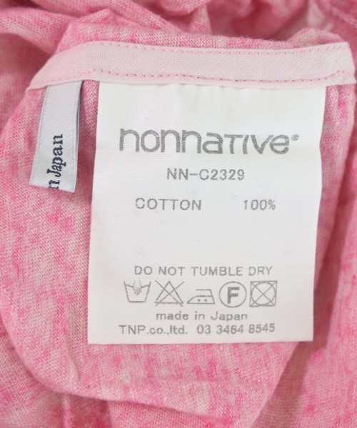 nonnative（ノンネイティブ）タンクトップ ピンク サイズ:2(L位) メンズ/2200607649604