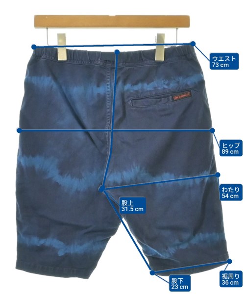 nonnative（ノンネイティブ）ショートパンツ 紺 サイズ:0(S位) メンズ/2200606114585