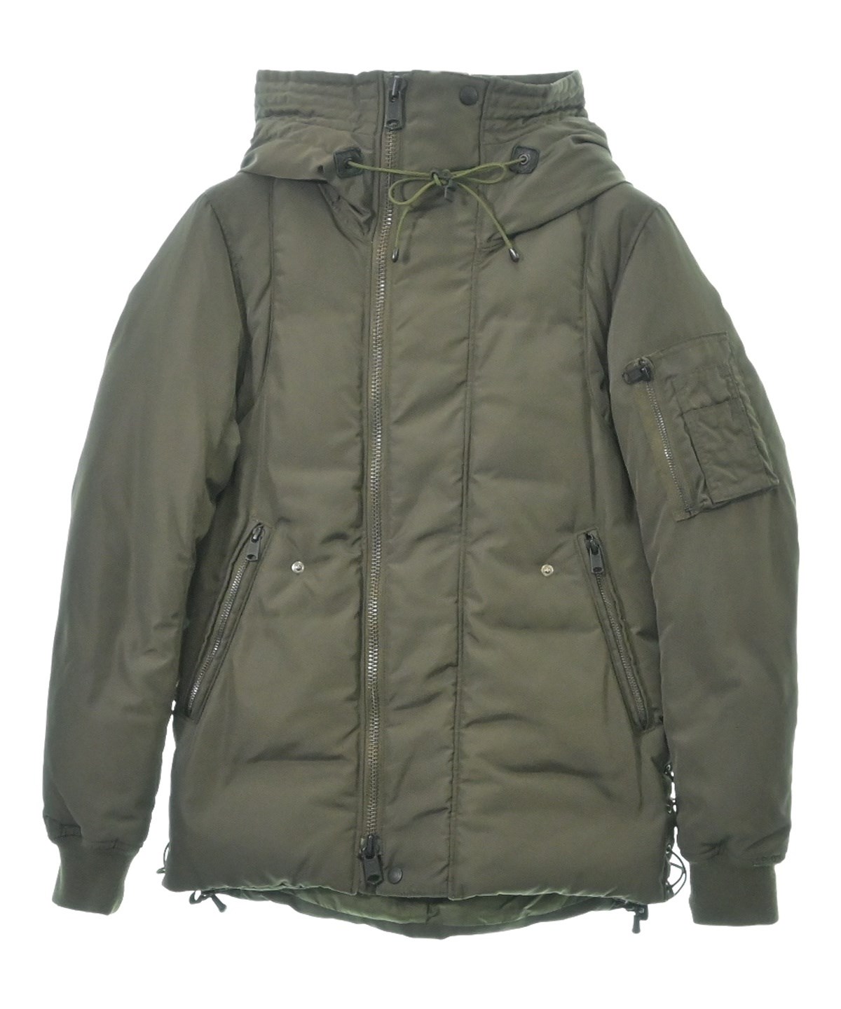 大混雑 / Overcrowded 3枚セット 英語　NF ② nonnative（ノンネイティブ）ダウンジャケット/ダウンベスト カーキ