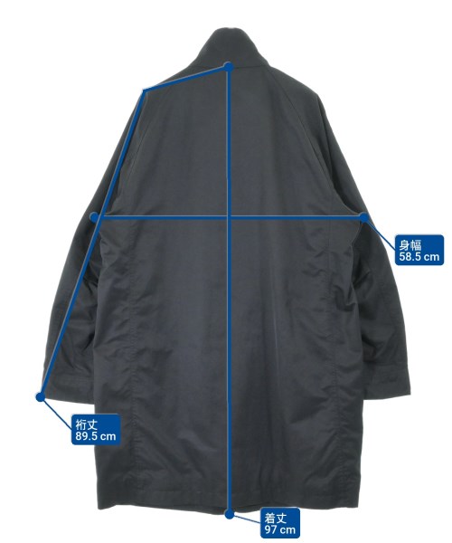nonnative（ノンネイティブ）ステンカラーコート 黒 サイズ:2(L位) メンズ/2200611129291