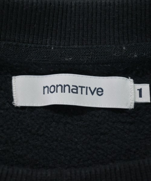 nonnative（ノンネイティブ）スウェット 黒 サイズ:1(M位) メンズ/2200612638020