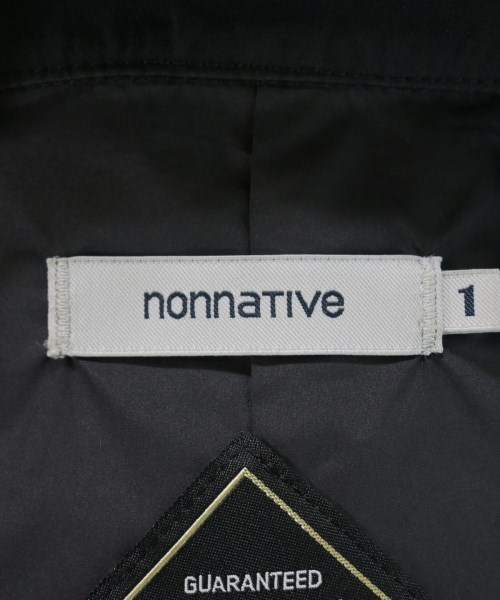 nonnative（ノンネイティブ）ステンカラーコート 黒 サイズ:1(M位) メンズ/2200612164147