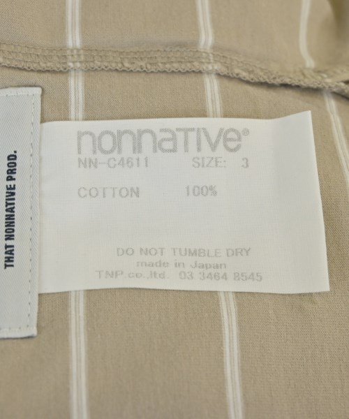nonnative（ノンネイティブ）Tシャツ・カットソー ベージュ サイズ:3(XL位) メンズ/2200617919049
