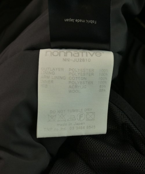 nonnative（ノンネイティブ）ブルゾン 黒 サイズ:0(S位) メンズ/2200618845019