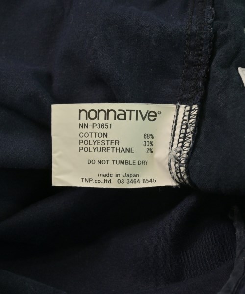 nonnative（ノンネイティブ）チノパン 紺 サイズ:0(S位) メンズ/2200618845026