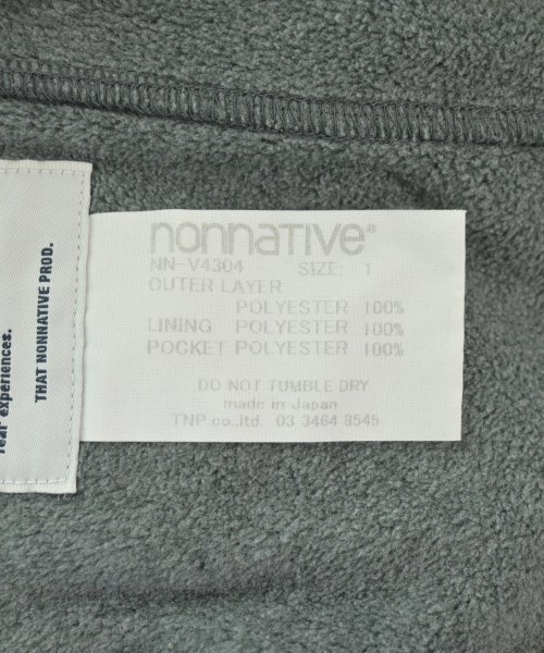 nonnative（ノンネイティブ）Tシャツ・カットソー グレー サイズ:1(M位) メンズ/2200618859030
