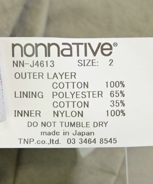 nonnative（ノンネイティブ）モッズコート カーキ サイズ:2(L位) メンズ/2200619454012