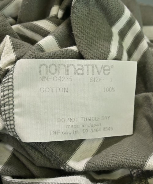 nonnative（ノンネイティブ）Tシャツ・カットソー グレー サイズ:1(M位) メンズ/2200606287180