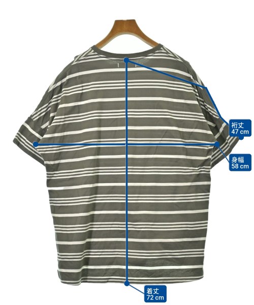 nonnative（ノンネイティブ）Tシャツ・カットソー グレー サイズ:1(M位) メンズ/2200606287180