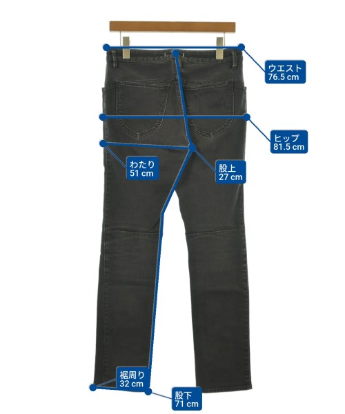 nonnative（ノンネイティブ）デニムパンツ グレー サイズ:1(M位) メンズ/2200620623025