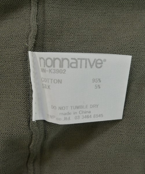 nonnative（ノンネイティブ）ニット・セーター カーキ サイズ:1(M位) メンズ/2200605926387