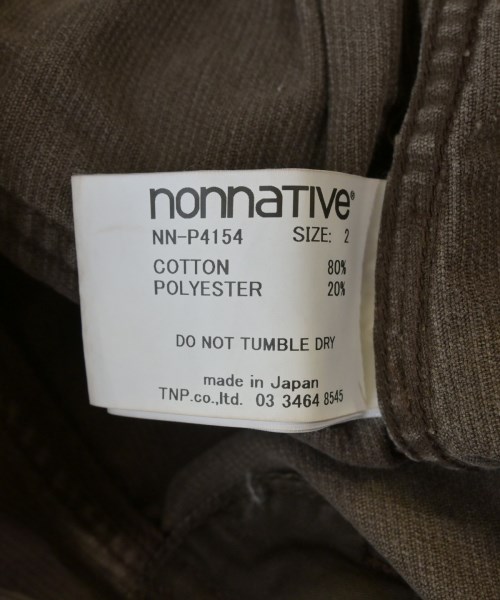 nonnative（ノンネイティブ）ショートパンツ 茶 サイズ:2(L位) メンズ/2200606052344