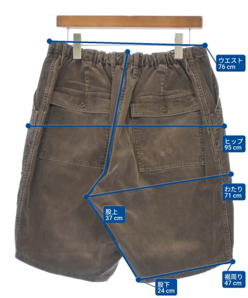 nonnative（ノンネイティブ）ショートパンツ 茶 サイズ:2(L位) メンズ/2200606052344