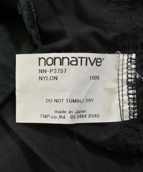 nonnative（ノンネイティブ）ショートパンツ 黒 サイズ:1(M位) メンズ/2200605690257