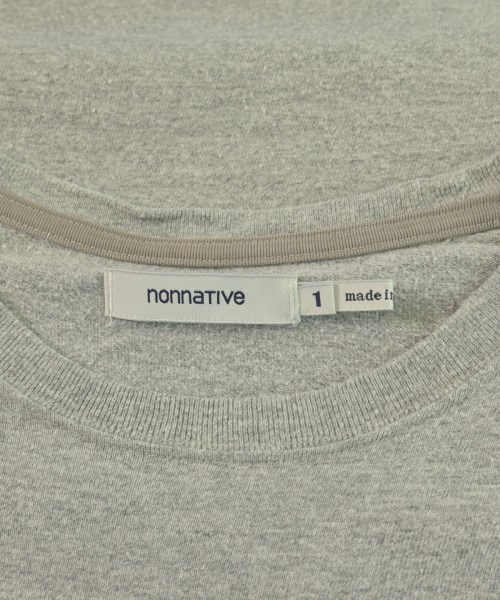 nonnative（ノンネイティブ）Tシャツ・カットソー グレー サイズ:1(S位) メンズ/2200565289089